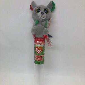 Ty Mac Gray Mouse collectable topper